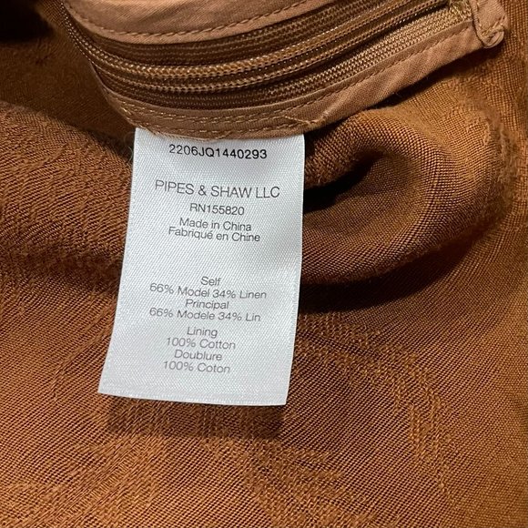 NWT Veronica Beard Women's Bronze One Shoulder Linen Blend Belinda Top, Size 14 - Picture 7 of 7